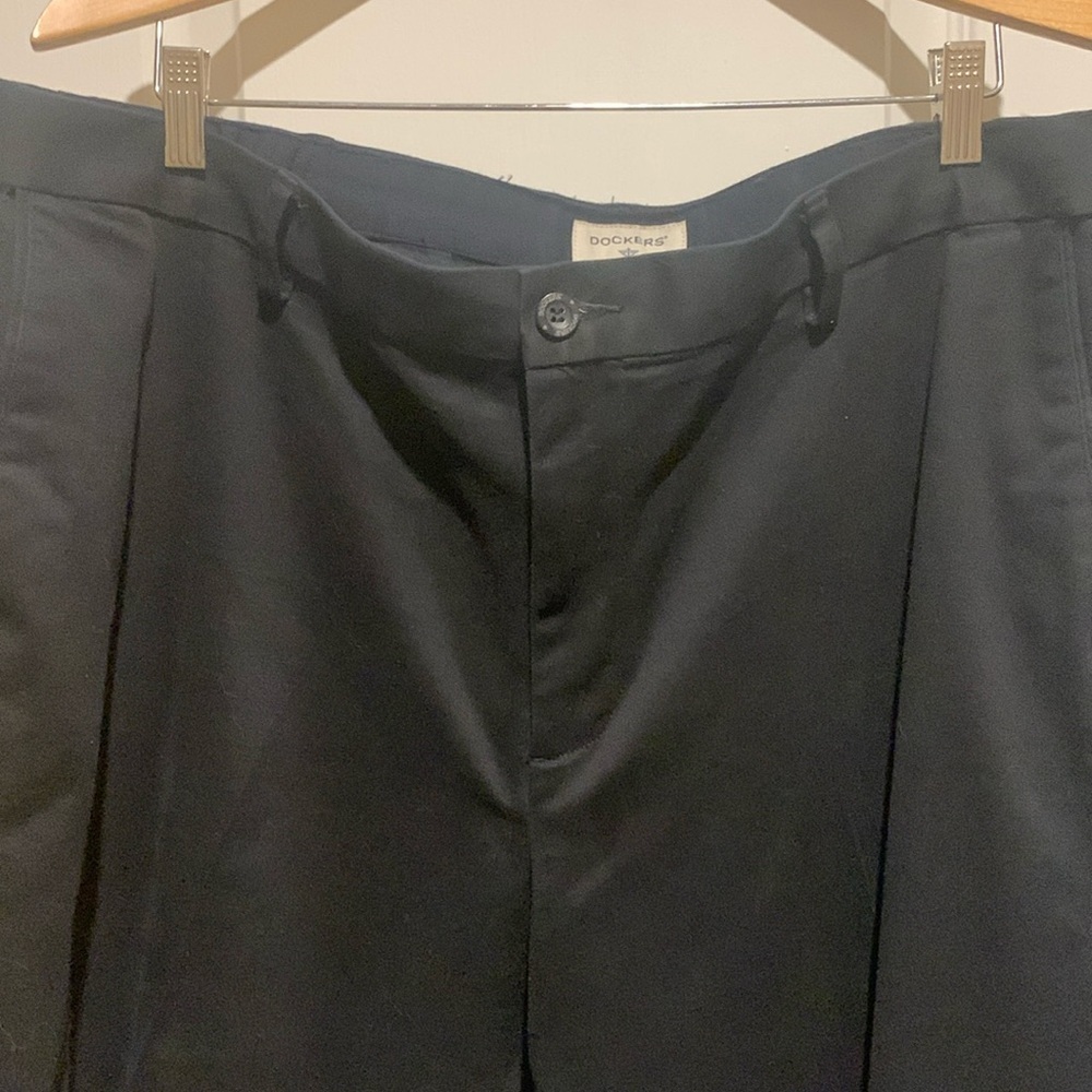 Mens Black Docker Slacks